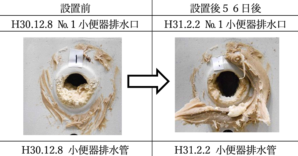 urinary-scale-removal-urinal-side-drain-before-after