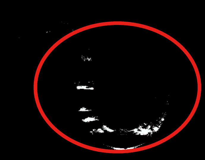 通水から30秒後